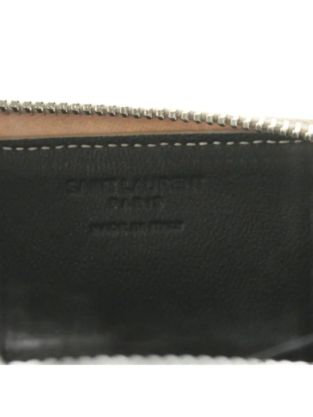 Saint Laurent Paris Coin Purse Zip Around Leather Pink - Picture 6 of 8